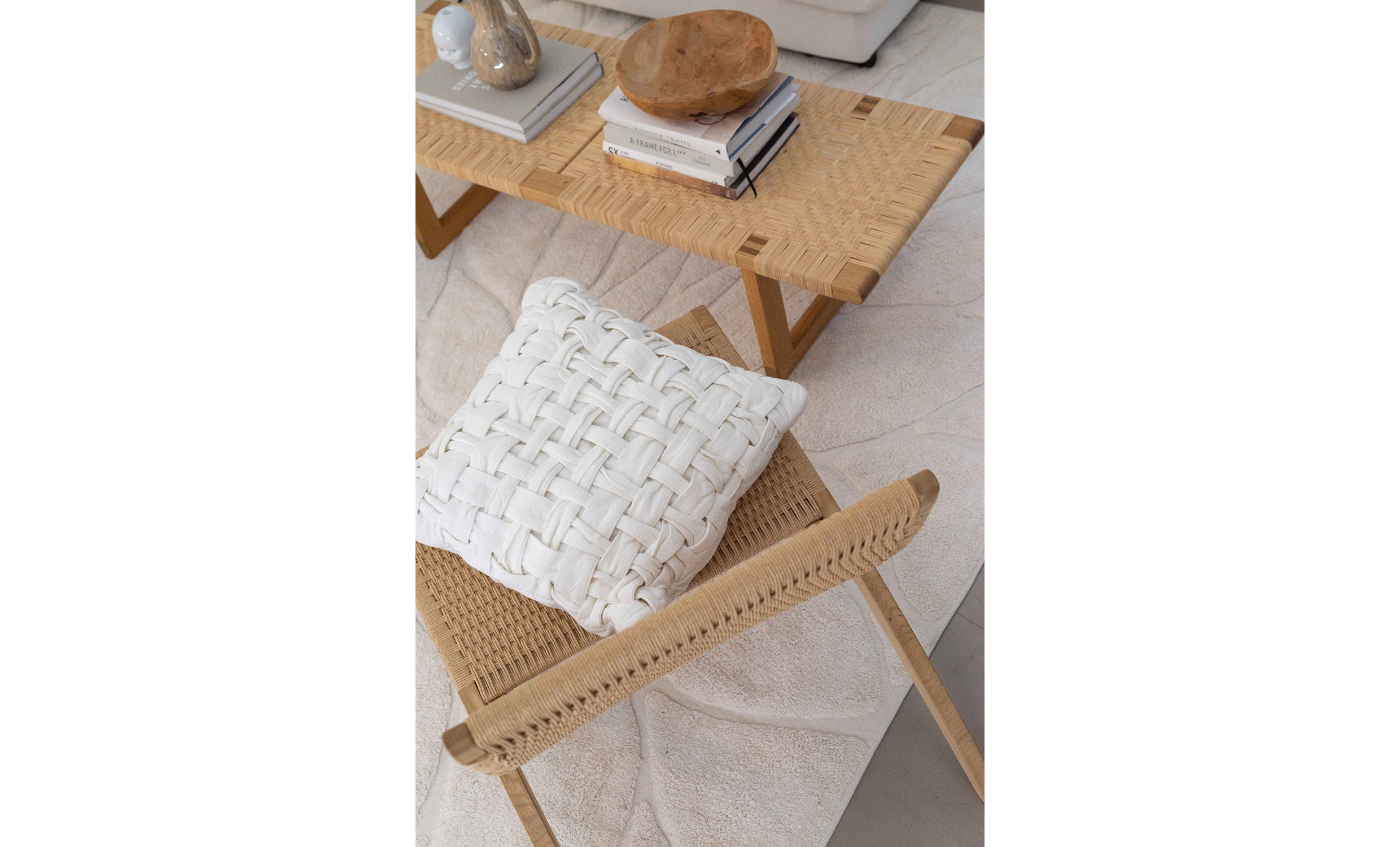 RICHI Kuddfodral 48x48 Offwhite