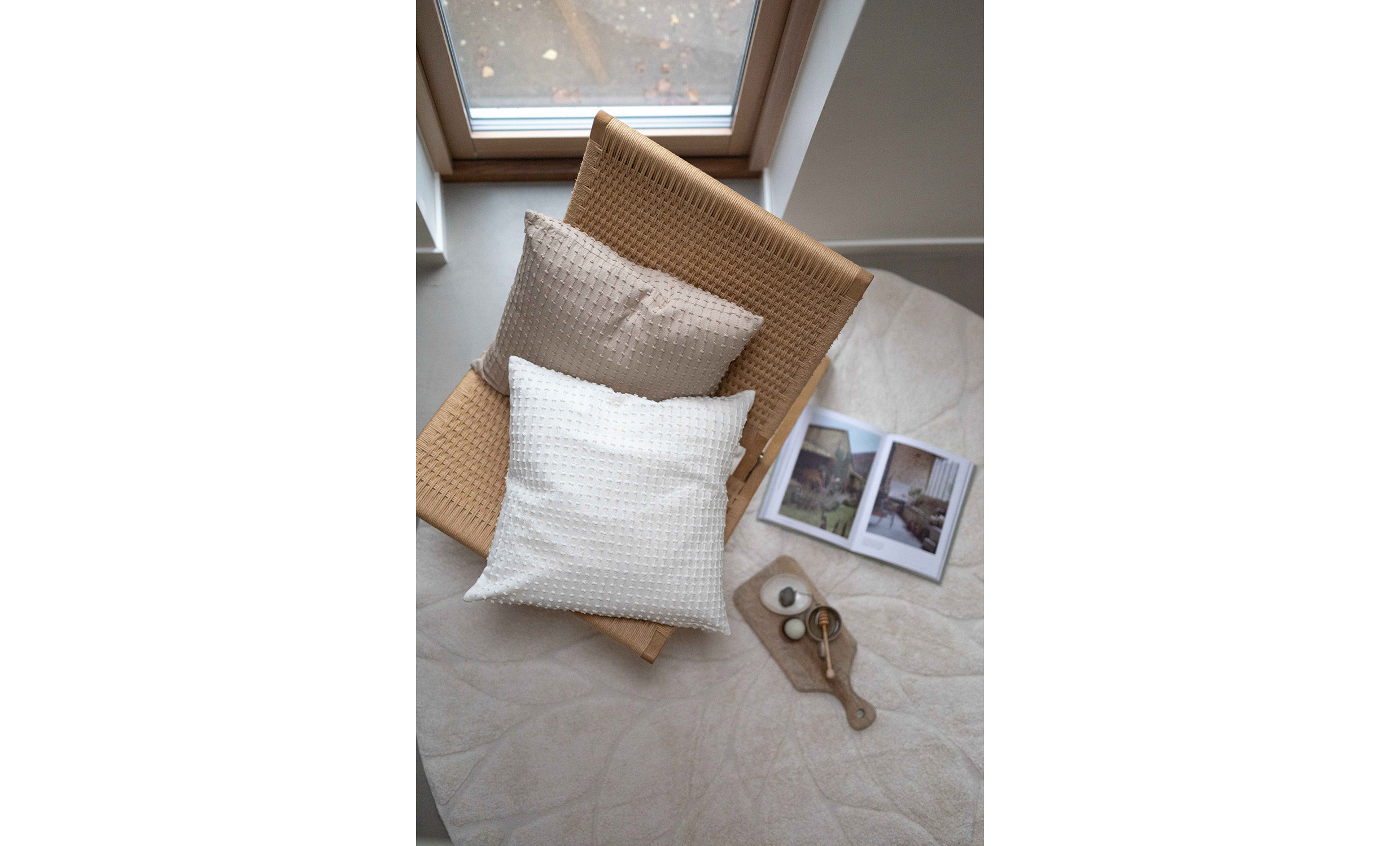 BLOMMA Matta 160 Offwhite