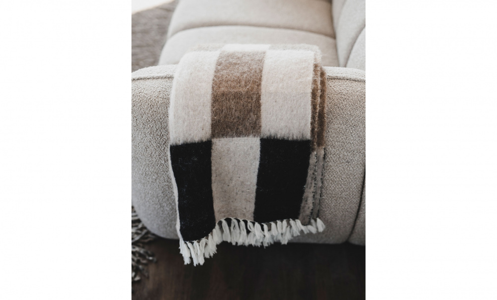 Bild nr 2 (ZARA Pläd 130x170 Svart)