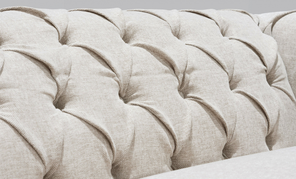 WINDSOR Chesterfield Bddsoffa Beige i gruppen Vardagsrum / Soffor / Bddsoffor hos SoffaDirekt.se (2328-332-1)