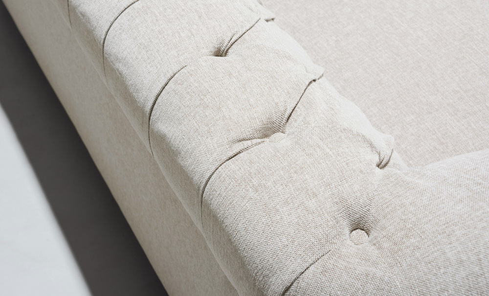 WINDSOR Chesterfield Bddsoffa Beige i gruppen Vardagsrum / Soffor / Bddsoffor hos SoffaDirekt.se (2328-332-1)