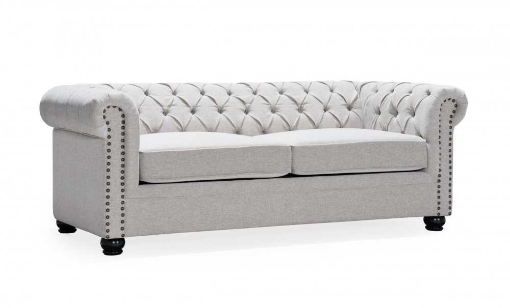 WINDSOR Chesterfield Bddsoffa Mrkgr i gruppen Vardagsrum / Soffor / Bddsoffor hos SoffaDirekt.se (2328-332-7)