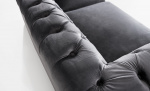 Byt till bild nr 7 (WINDSOR Chesterfield Bddsoffa Velvet Gr)