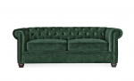 Byt till bild nr 1 (WINDSOR Chesterfield Bddsoffa Velvet Grn)