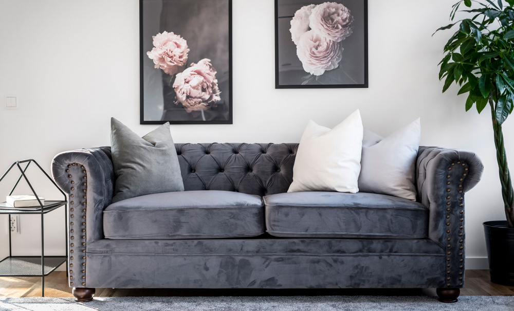 WINDSOR Chesterfield Bddsoffa Velvet Grn i gruppen Vardagsrum / Soffor / Bddsoffor hos SoffaDirekt.se (2328-HLR-57)