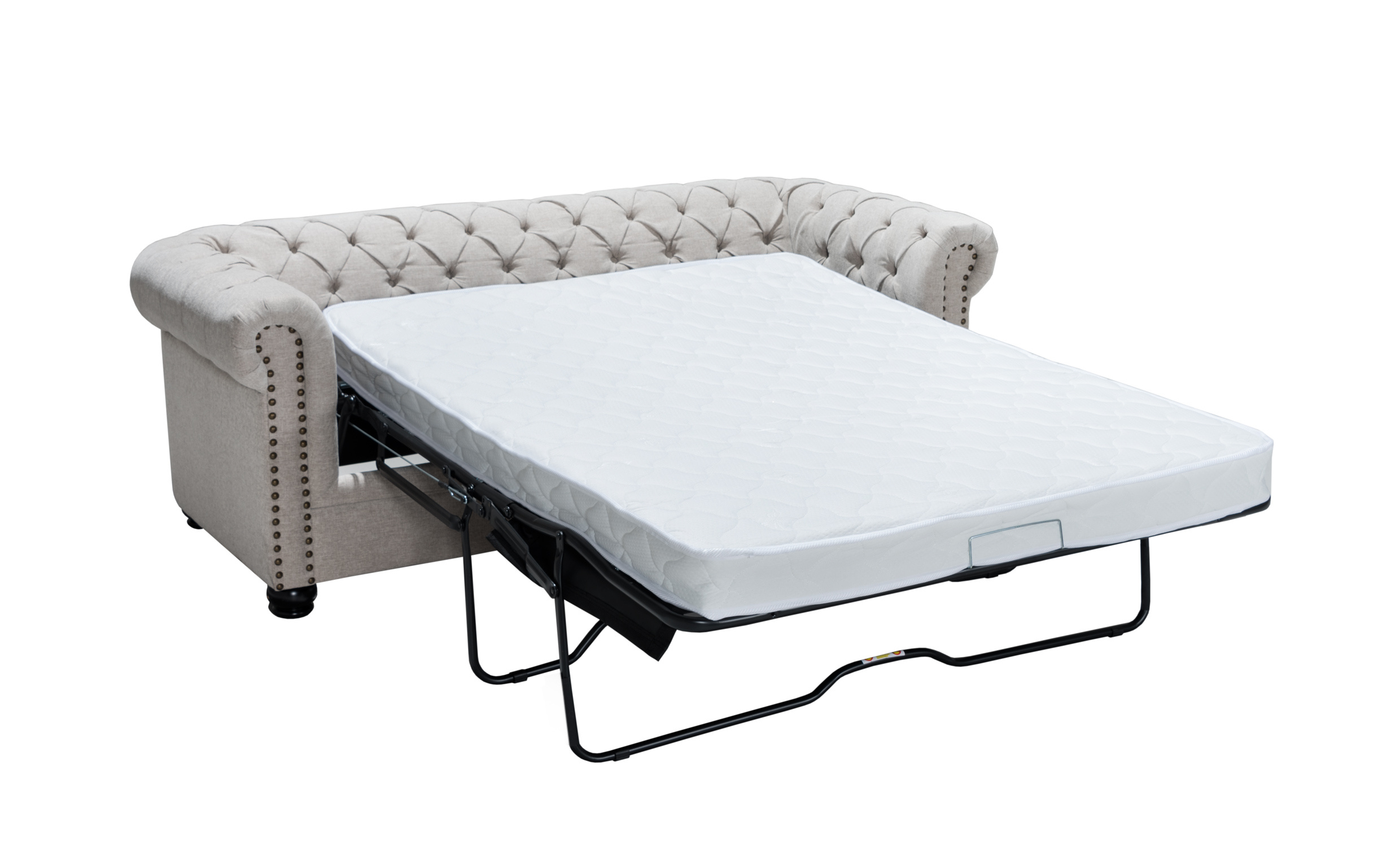 WINDSOR Chesterfield Bddsoffa Velvet Beige