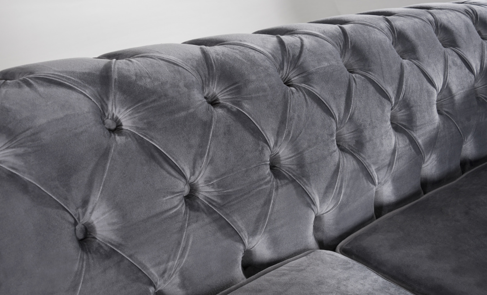 WINDSOR Chesterfield Bddsoffa Velvet Beige i gruppen Vardagsrum / Soffor / Bddsoffor hos SoffaDirekt.se (2328-HLR-8)