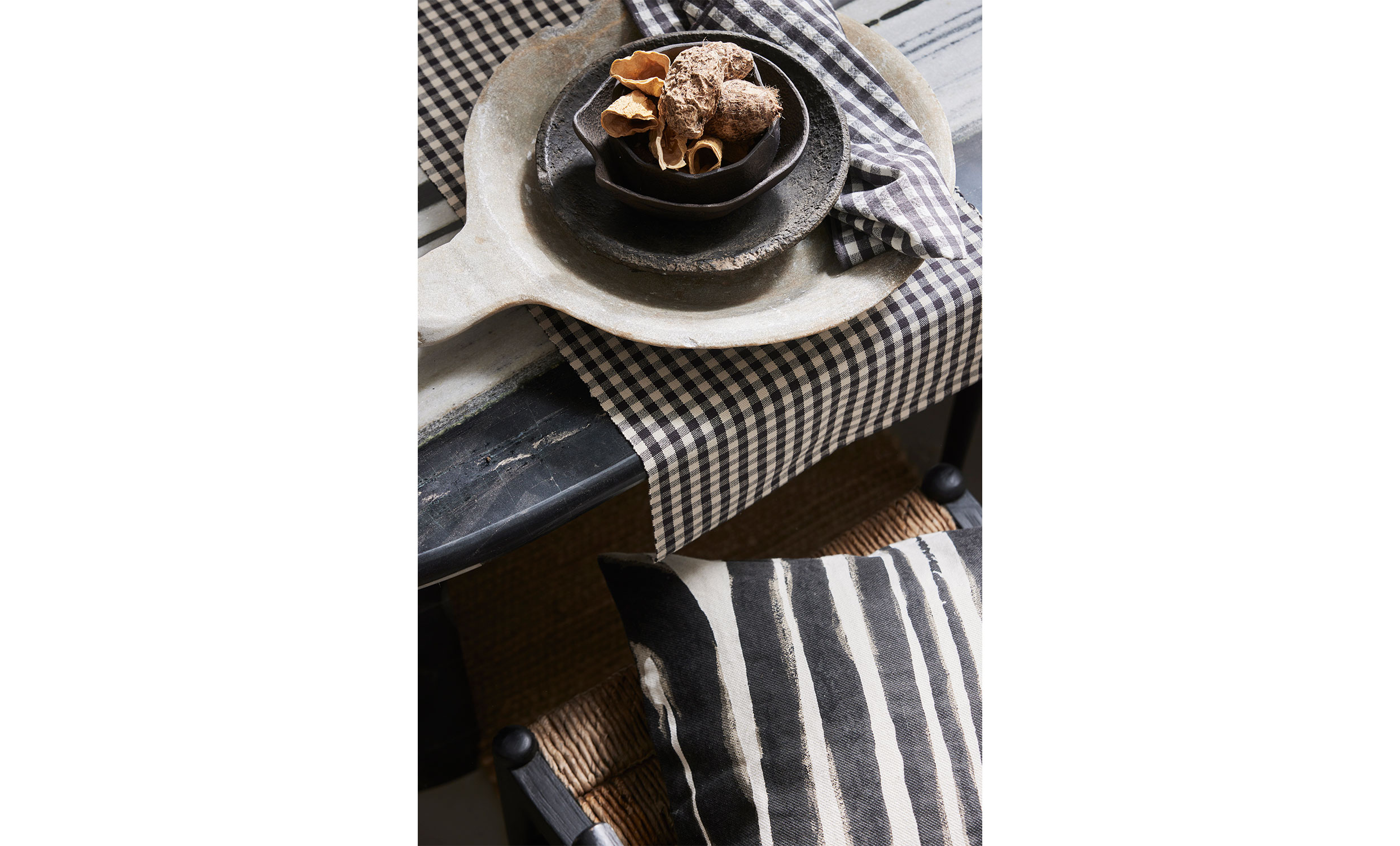 TAZZA Servett 40x40 Svart