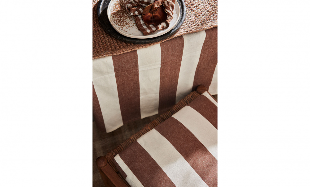 STRIATO Sittdyna 40x40 Brun i gruppen Mattor & Textil / Dynor hos SoffaDirekt.se (2373382)