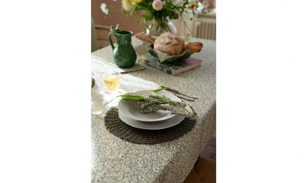 VINCE Textilvaxduk 140x250 Grn i gruppen Kk / Kkstextil hos SoffaDirekt.se (240128-224-40)