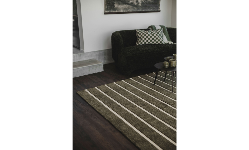 Bild nr 2 (DECO STRIPE Matta 200x300 Mossgrön)
