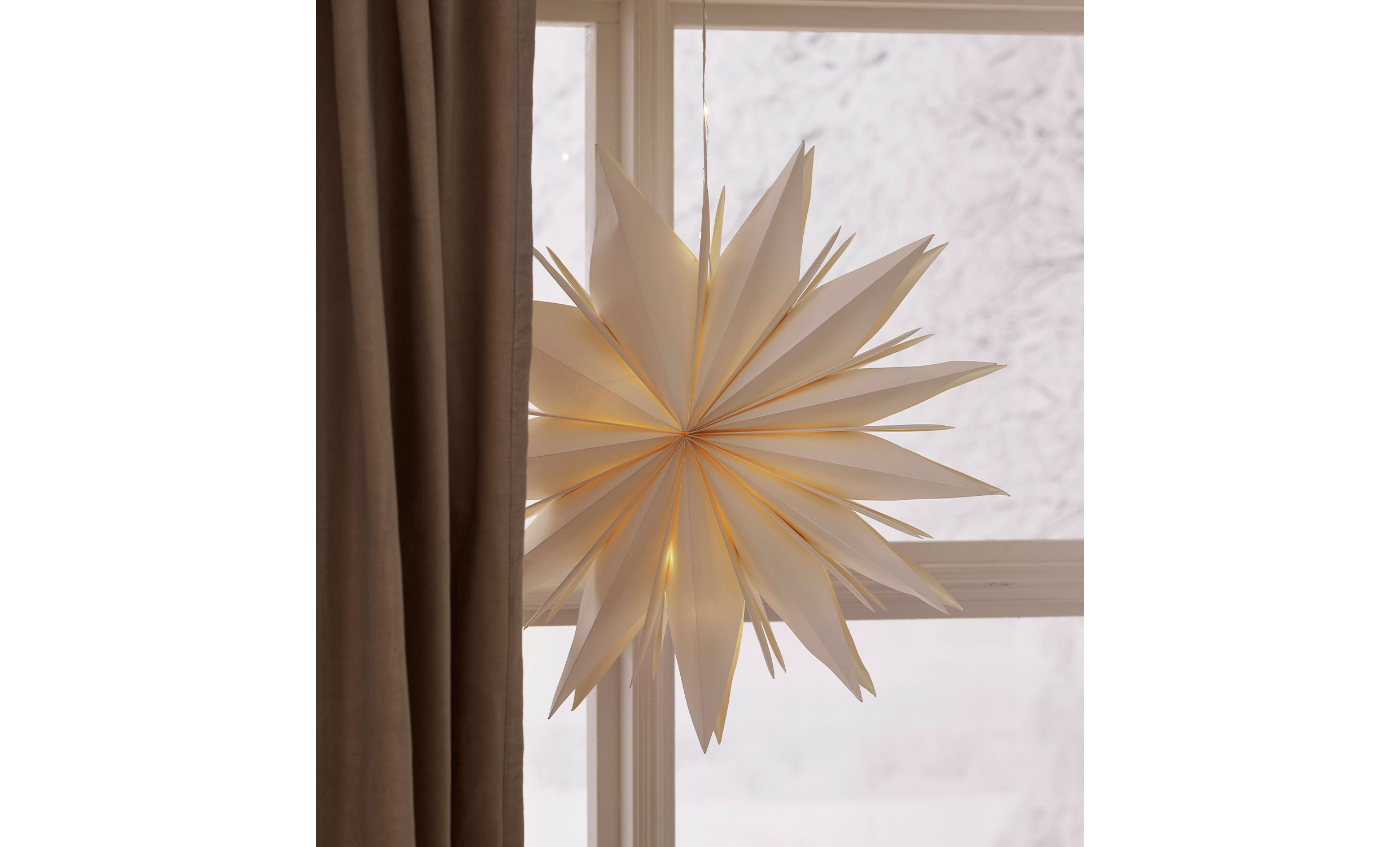 NOVA Julstjärna D50 LED-Set Vit