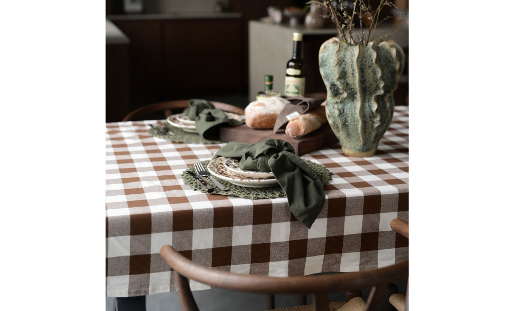 MILLY Duk 140x300 Brun i gruppen Kk / Kkstextil hos SoffaDirekt.se (250347-222-70)
