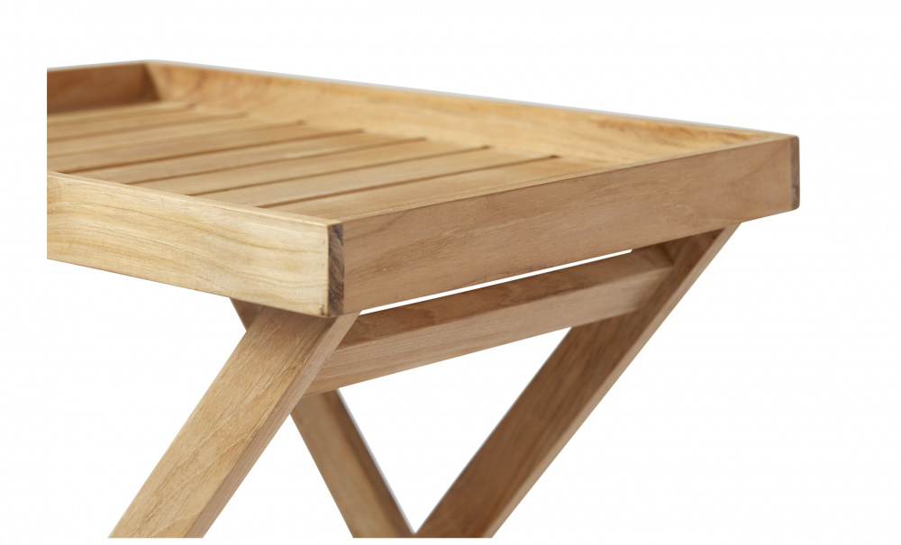 TRAY Brickbord Teak i gruppen Utembler / Balkongmbler / Balkongbord hos SoffaDirekt.se (2540000)