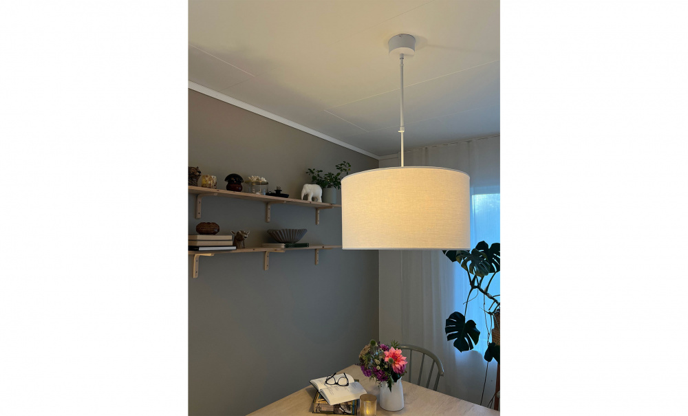 SARA Taklampa Linne i gruppen Belysning / Lampor / Taklampor hos SoffaDirekt.se (255-L002-7010)