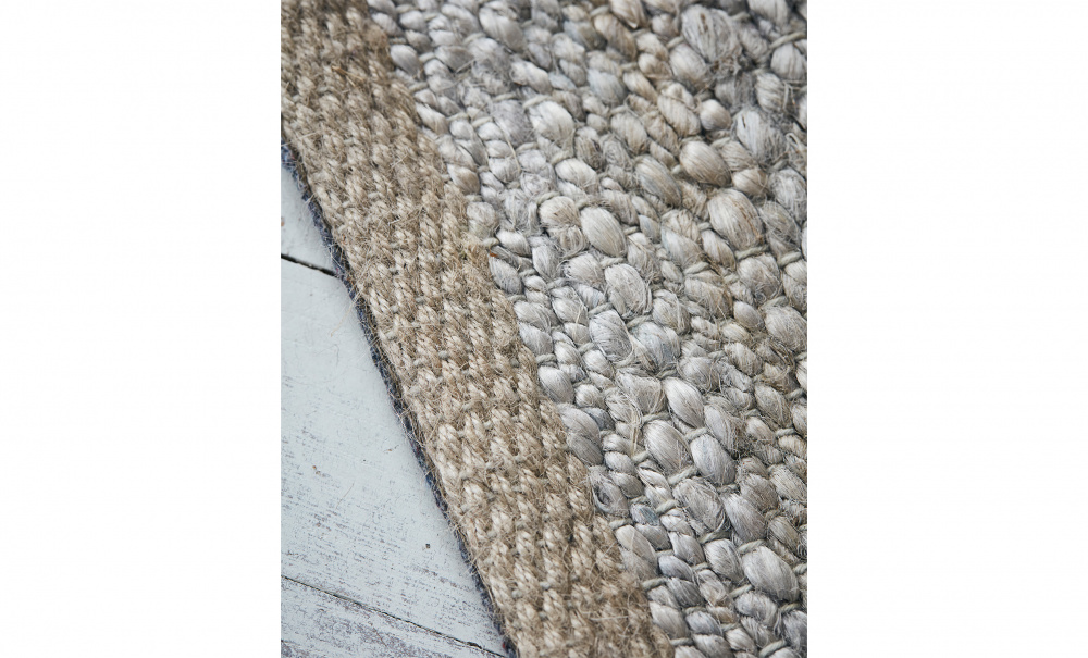 HEMPI Matta Ljusgr 250x250 i gruppen Mattor & Textil / Mattor / Jutemattor hos SoffaDirekt.se (257810042)