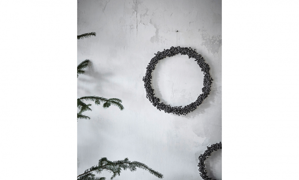 WINTER Krans Svart L i gruppen Alla ordpriser exkl. fast lgt pris hos SoffaDirekt.se (257873032)