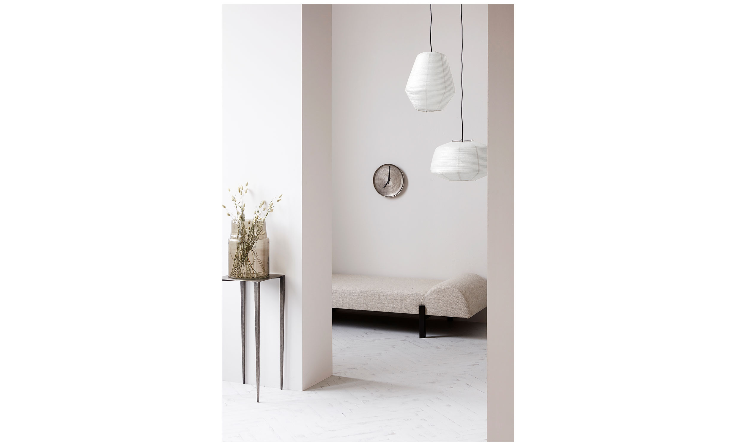BIDAR Lampskrm Mellan Vit