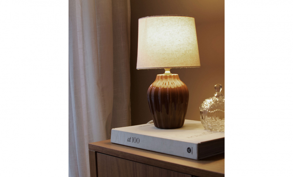 Bild nr 2 (LYON Bordslampa 31cm Brun)