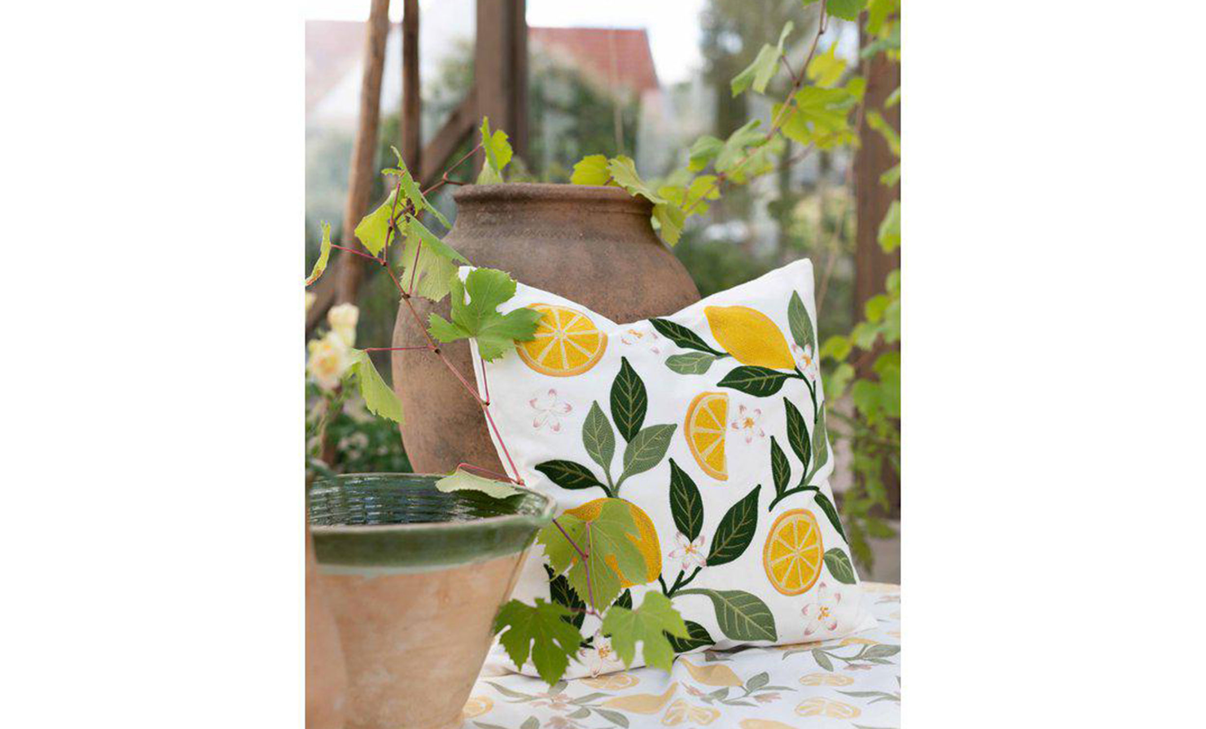 LIMONE Kuddfodral 48x48 Gul