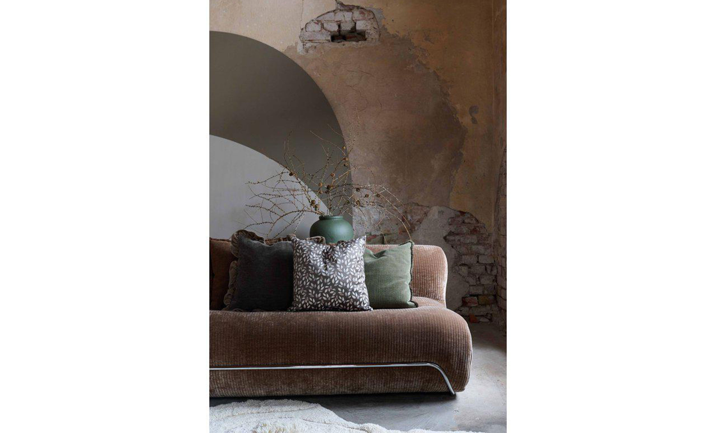 CLARA Kuddfodral 45x45 Brun