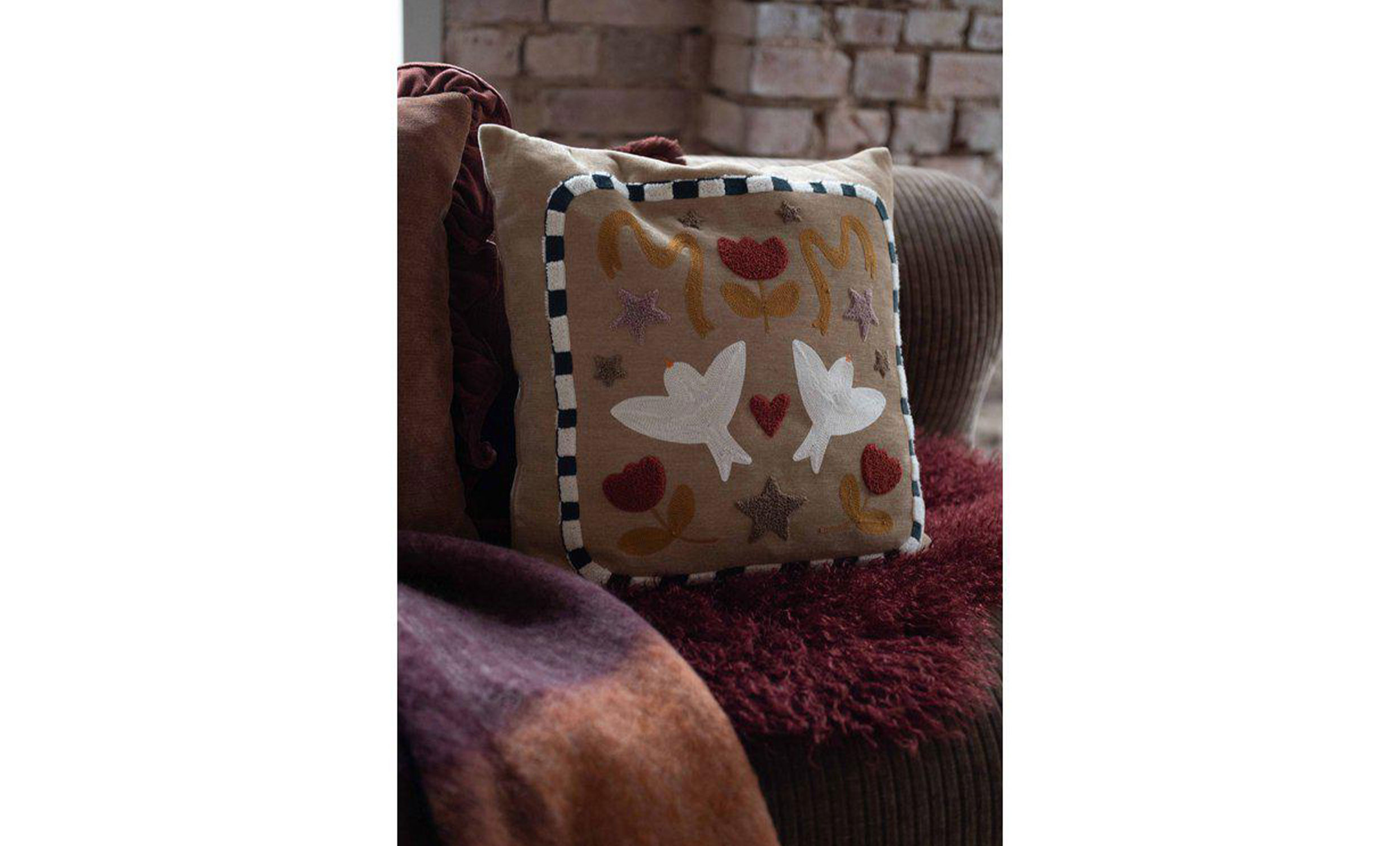 LIV Kuddfodral 48x48 Brun