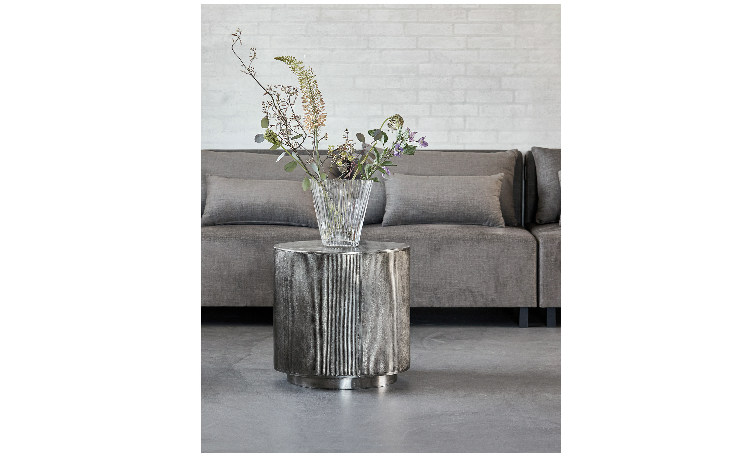 ROTA Soffbord L Borstat Silver
