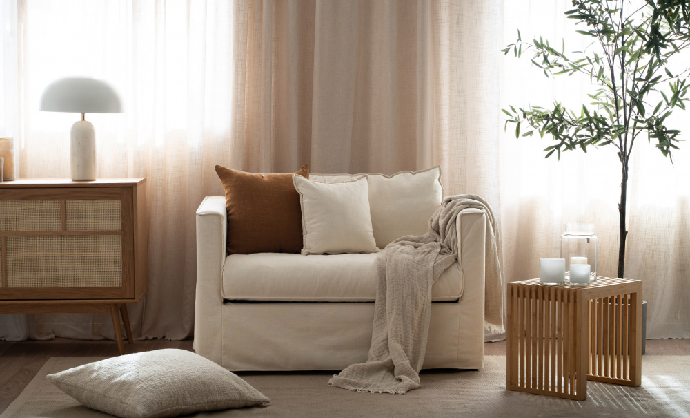 MILFORD Bddftlj Beige i gruppen Vardagsrum / Soffor / Bddsoffor hos SoffaDirekt.se (2632-1S-067-5D)