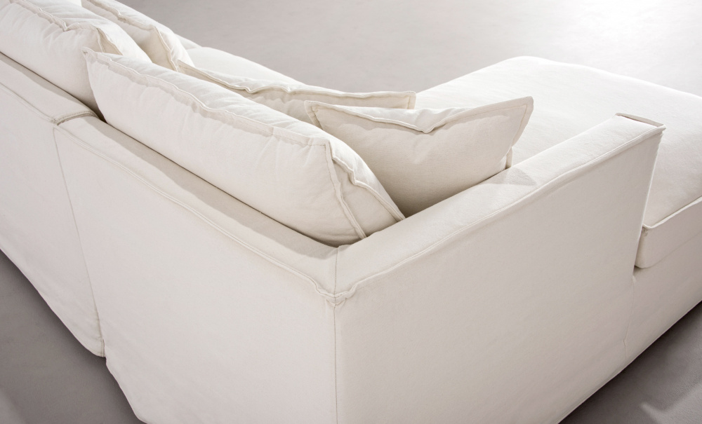 MILFORD Bddsoffa Divan Vnster Beige i gruppen Vardagsrum / Soffor / Bddsoffor hos SoffaDirekt.se (2632-CORN-LHF-067-5D)