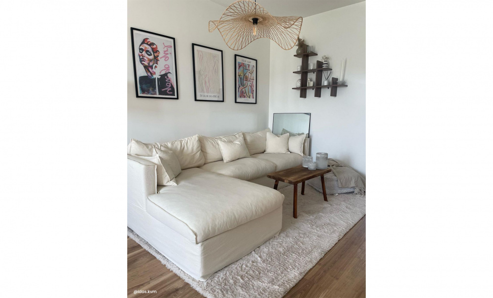 MILFORD Bddsoffa Divan Vnster Beige i gruppen Vardagsrum / Soffor / Bddsoffor hos SoffaDirekt.se (2632-CORN-LHF-067-5D)