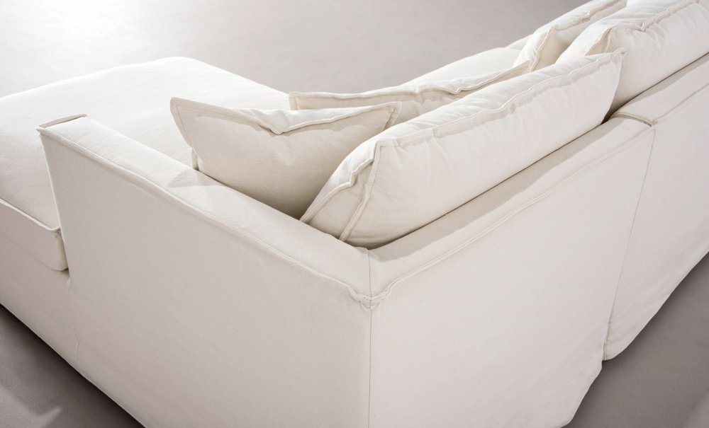 MILFORD Bddsoffa Divan Hger Beige i gruppen Vardagsrum / Soffor / Bddsoffor hos SoffaDirekt.se (2632-CORN-RHF-067-5D)