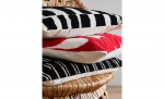 Byt till bild nr 3 (COXA Kuddfodral Ivory/Röd)