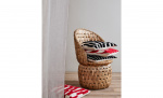 Byt till bild nr 3 (FURUD Kuddfodral Ivory/Röd)