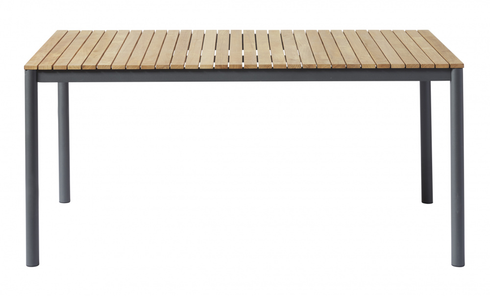 MOOD Classic bord 167,5 Antracit/teak i gruppen Utembler / Trdgrdsbord hos SoffaDirekt.se (2659022)