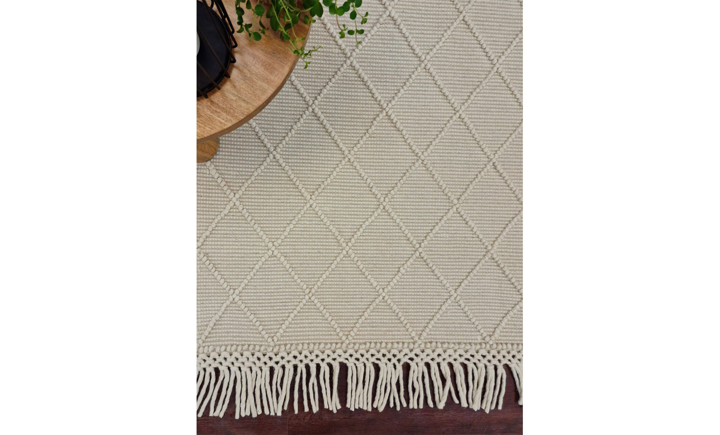 KANPUR Bell Ullmatta 160x230 Vit