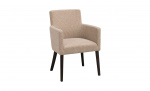 Byt till bild nr 1 (HUDSON Karmstol Brun Ek/Beige)
