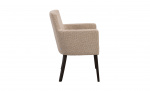 Byt till bild nr 4 (HUDSON Karmstol Brun Ek/Beige)
