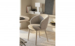 Byt till bild nr 2 (JUDSON Karmstol Vitpig Ek/Beige)