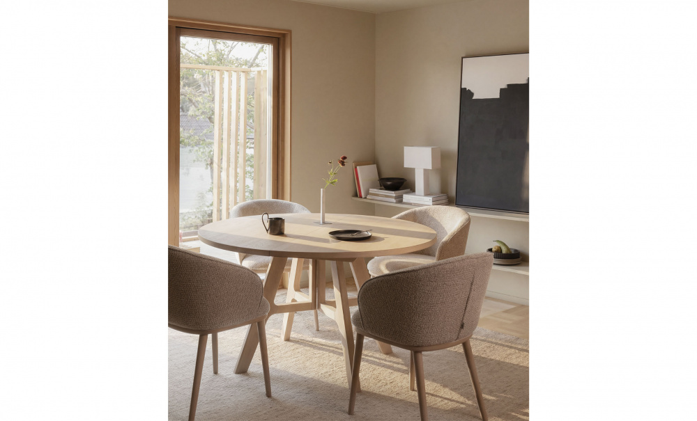 Bild nr 3 (JUDSON Karmstol Vitpig Ek/Beige)