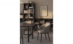 Byt till bild nr 3 (JUDSON Karmstol Brun Ek/Beige)