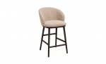 Byt till bild nr 1 (JUDSON Barstol Brun Ek/Beige)