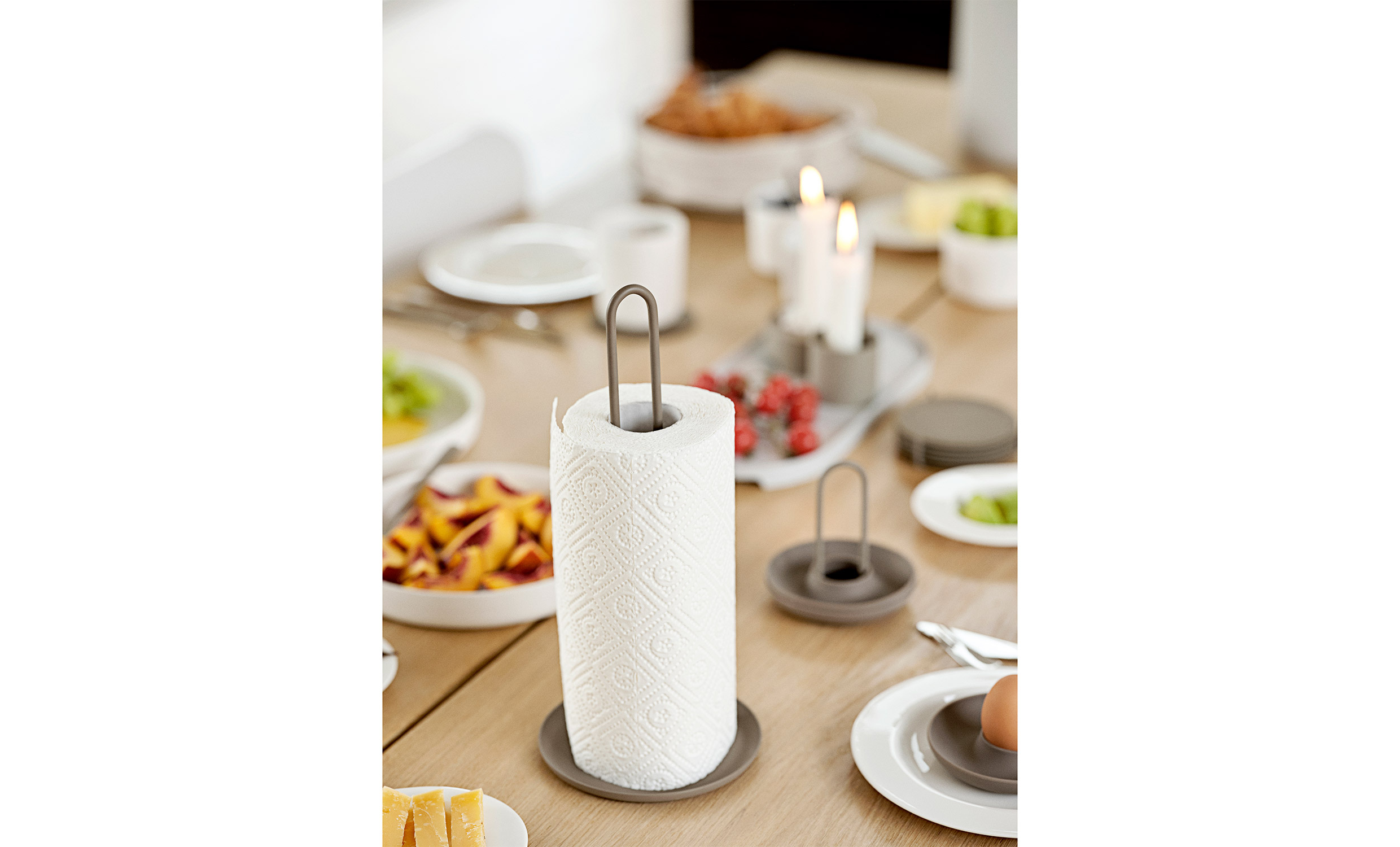 SINGLES Kksrullehllare Taupe