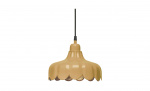 Byt till bild nr 1 (WELLS Taklampa 24cm Gul/Guld)