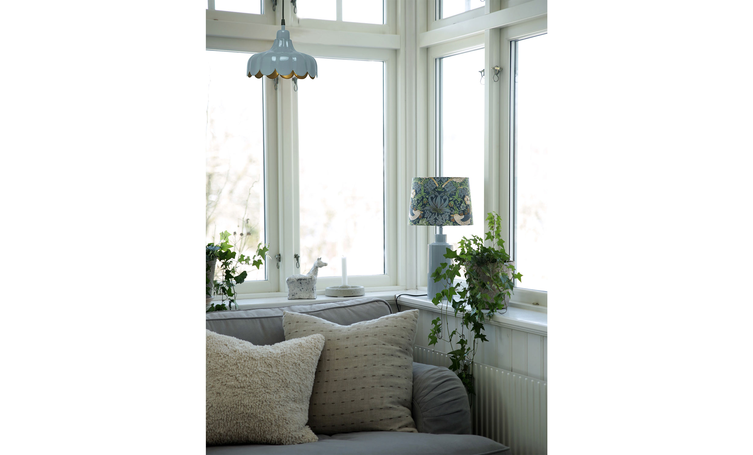 WELLS Tak/Fnsterlampa Denim 24cm