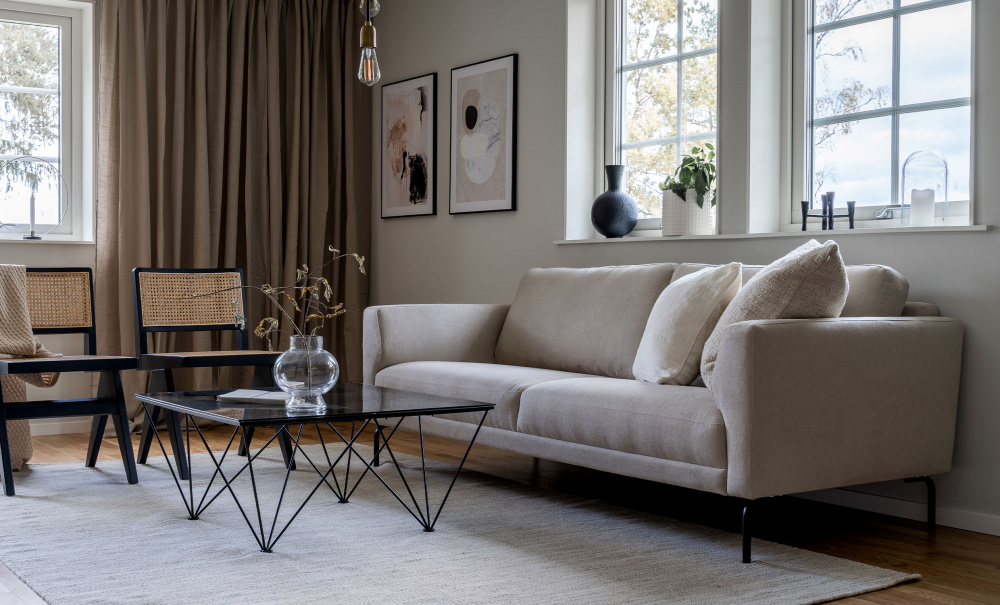 PORTOFINO 2-sitssoffa Beige i gruppen Vardagsrum / Soffor / 2-sits soffor hos SoffaDirekt.se (2928)