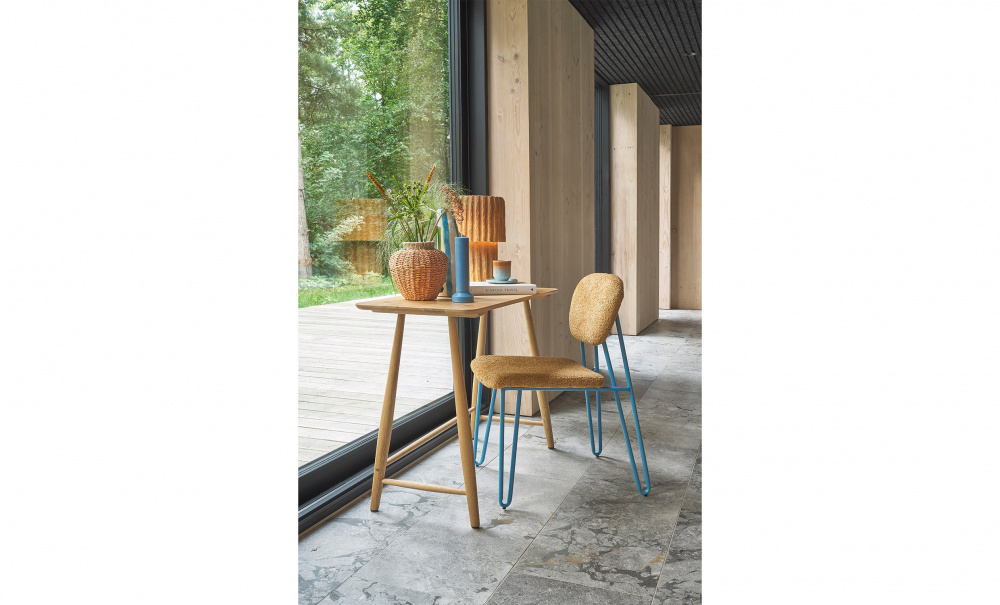 STYLES Stol Bl/Amber i gruppen Matplats / Sittmbler / Stolar hos SoffaDirekt.se (29314)
