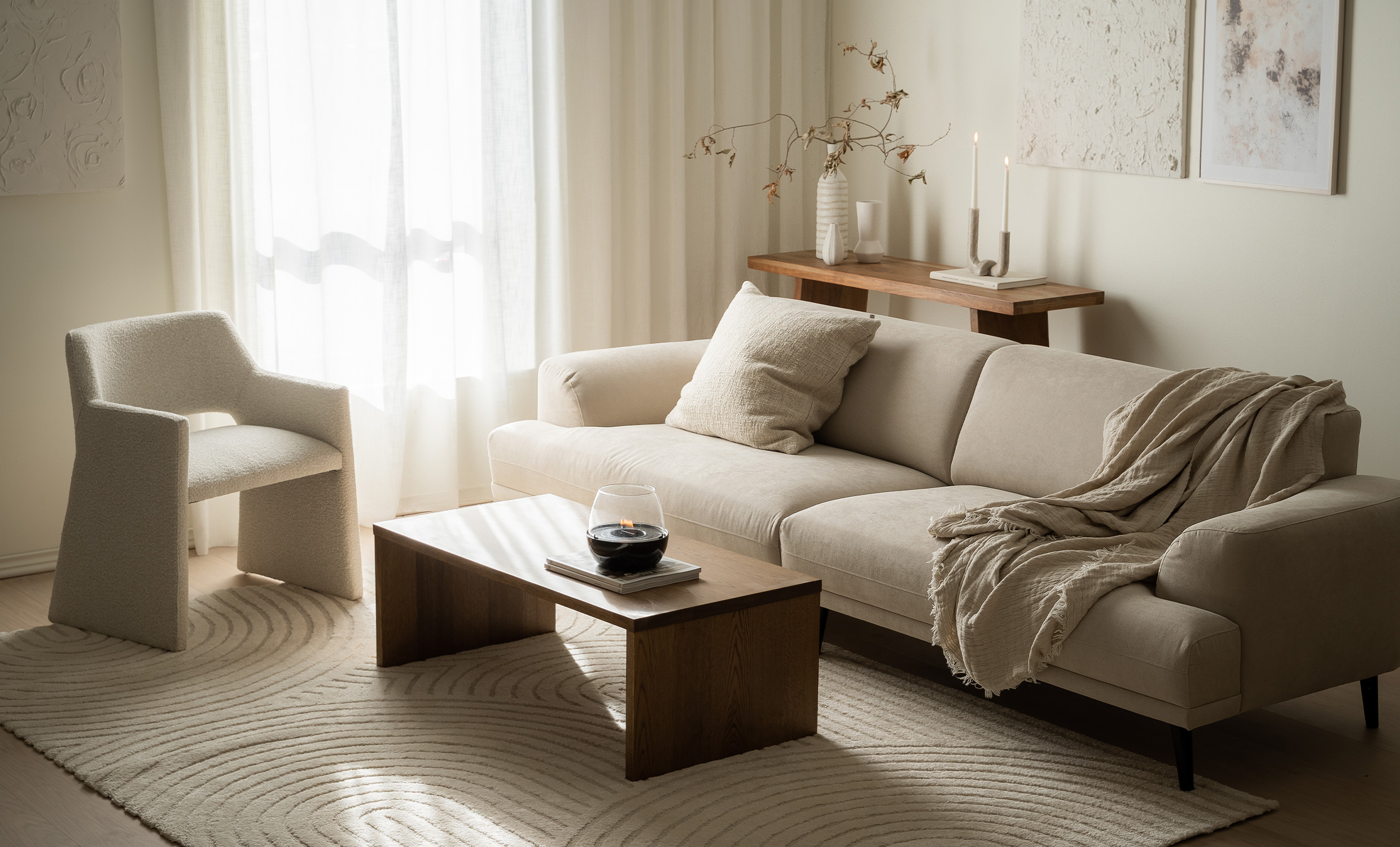 ANCONA 4-Sits Beige