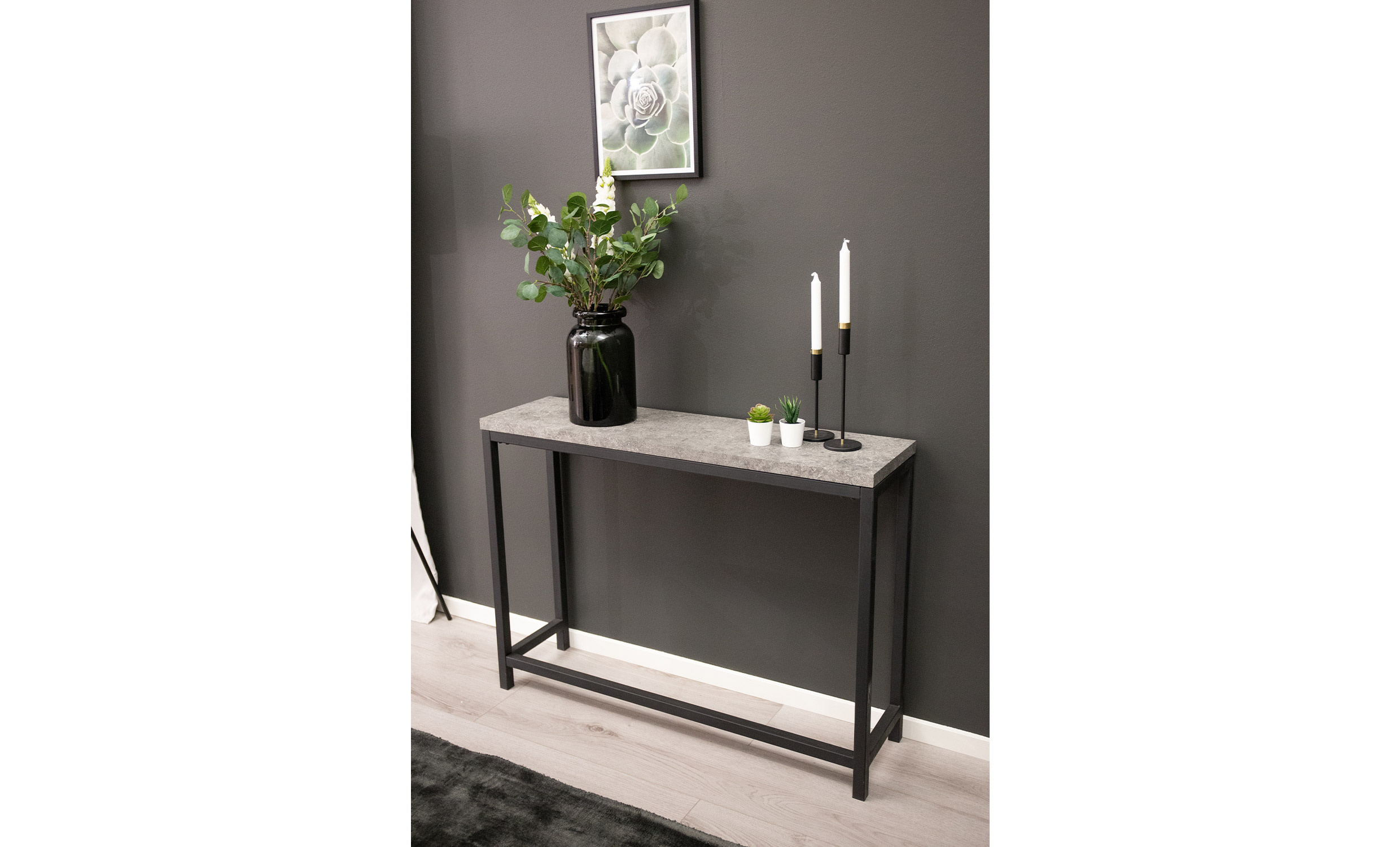 LILIAN Sidobord Svart