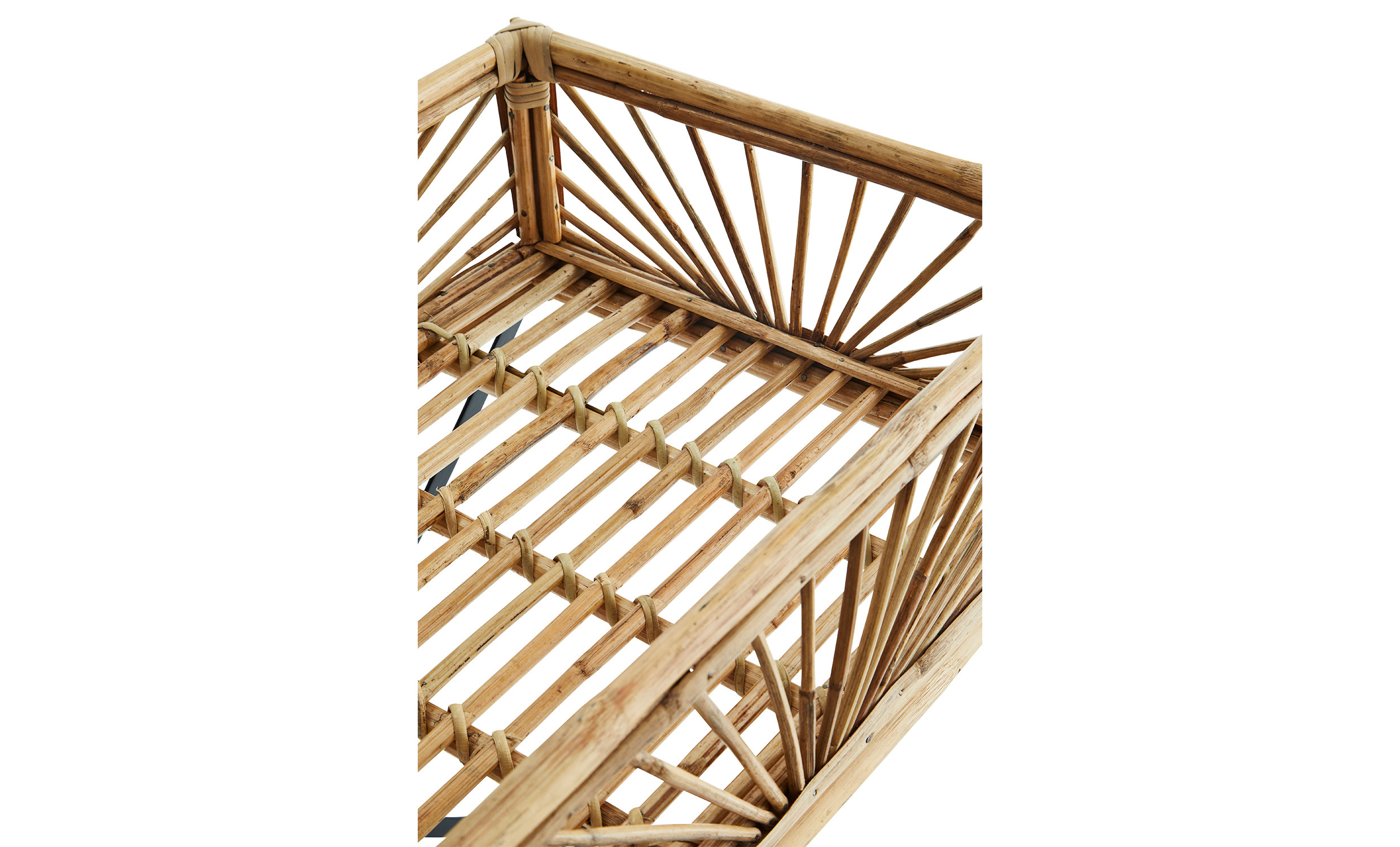 BAMBU Sidobord Natur/Svart