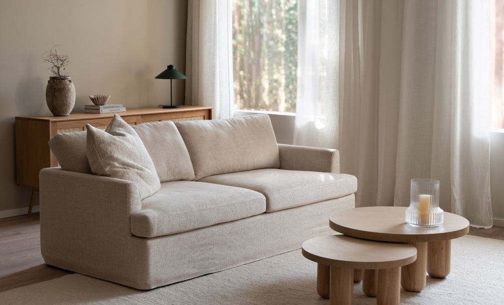 PENNINGTON Bddsoffa Beige i gruppen Vardagsrum / Soffor / Bddsoffor hos SoffaDirekt.se (29953S-X9110)